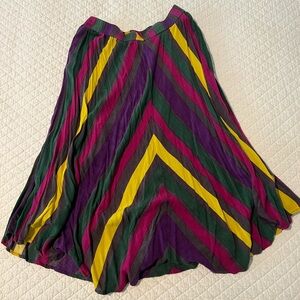 ModCloth Striped Maxi Skirt